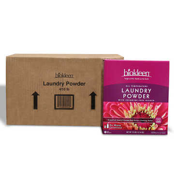 All Temperature Laundry Powder, 10-lb. Boxes (Case of 4) from Biokleen