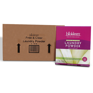 Free and Clear Laundry Powder, 10 lb. boxes (Case of 4) from Biokleen