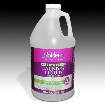 Free and Clear Laundry Liquid (64 oz. Bottle) from Biokleen