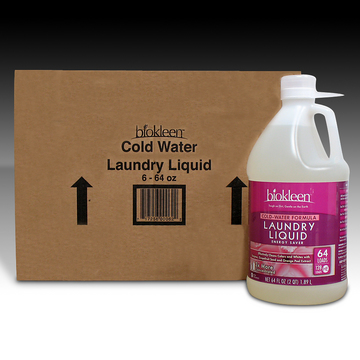 Cold Water Laundry Liquid, 64 oz. Bottles (Case of 6) from Biokleen
