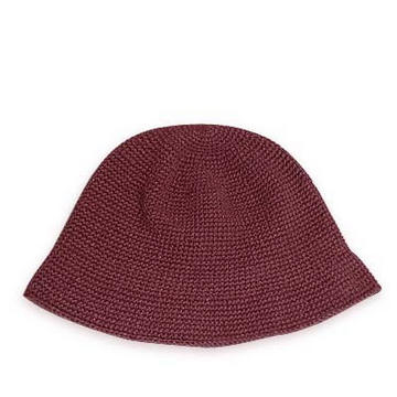 Hemp Crocheted Hat with Brim from Hempmania