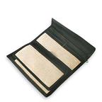 Open View of Hemp Check Book Wallet