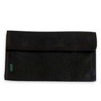 Black Check Book Wallet