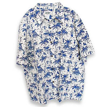 Hula Print Shirt from Island Hemp Wear