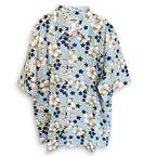 Hemp Island Wear > Men's Blue Classic Aloha Shirt