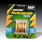 Rayovac Rechargeable NiMH AAA batteries (4-pack)