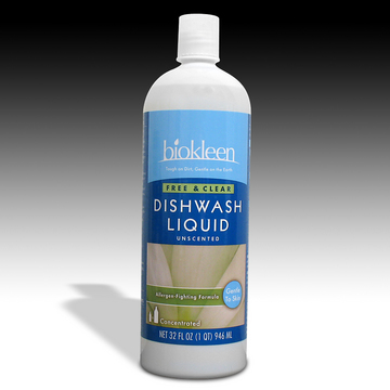 Free and Clear Dishwashing Liquid (32 oz. Bottle) from Biokleen