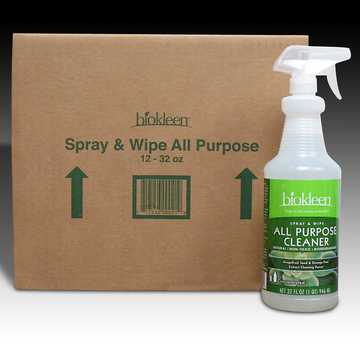All Purpose Spray & Wipe Cleaner, 32 oz. Bottles (Case of 12) from Biokleen