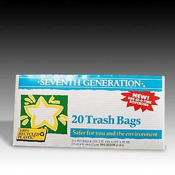 Case of 30 gallon Trash Bags from Seventh Generation