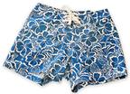 Girls+Blue+Hibiscus+Boardshorts+from+Island+Hemp+Wear