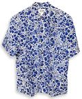 Clothing > Blue Hibiscus Aloha Shirt
