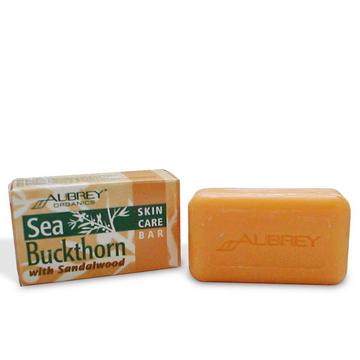 Sea Buckthorn Skin Care Bar with Sandalwood from Aubrey Organics