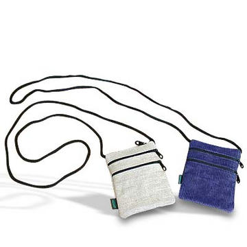 Tiny Three Zip Purse from Hempmania